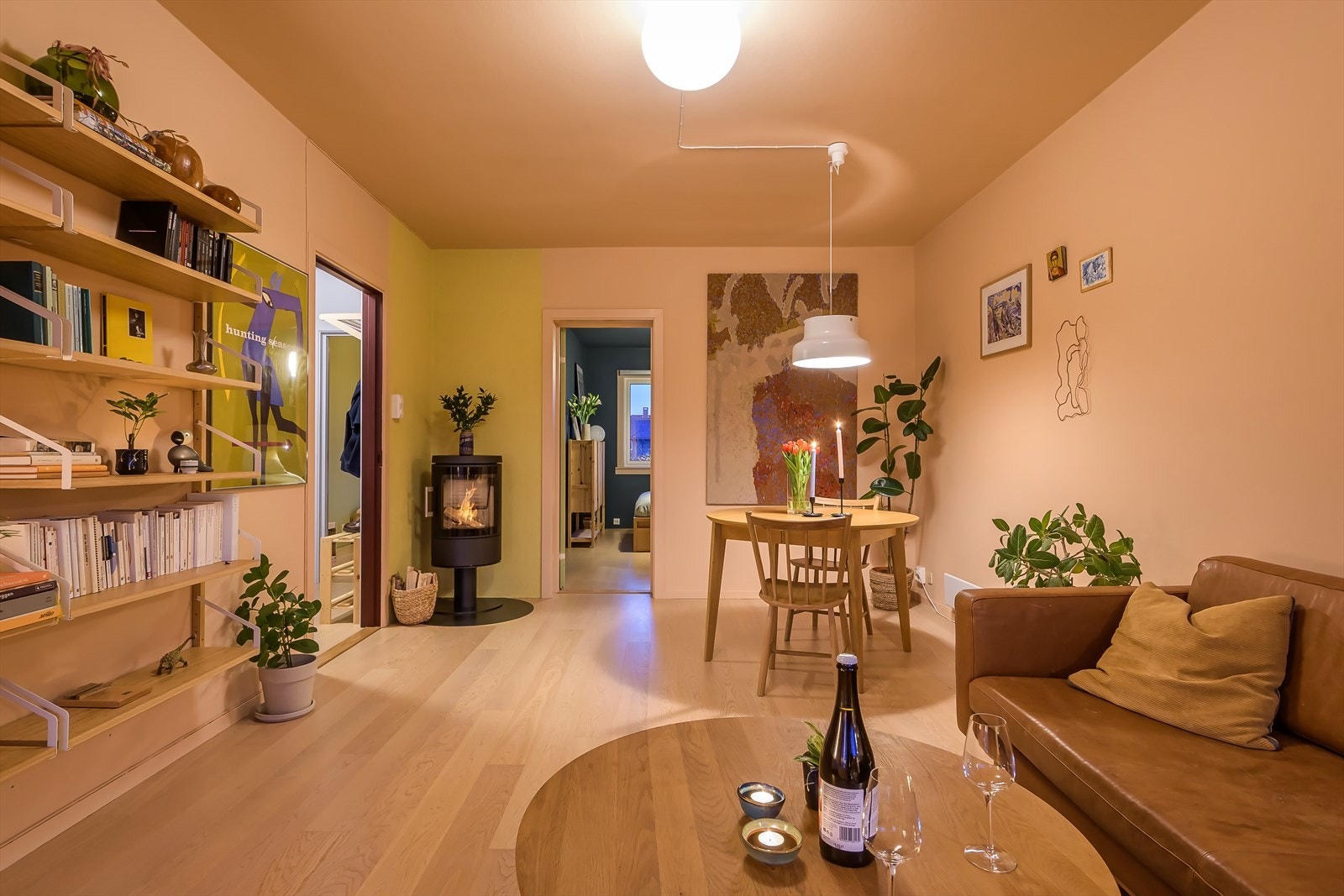 Her får du en herlig og lun kveldsstemning. Galleribilde