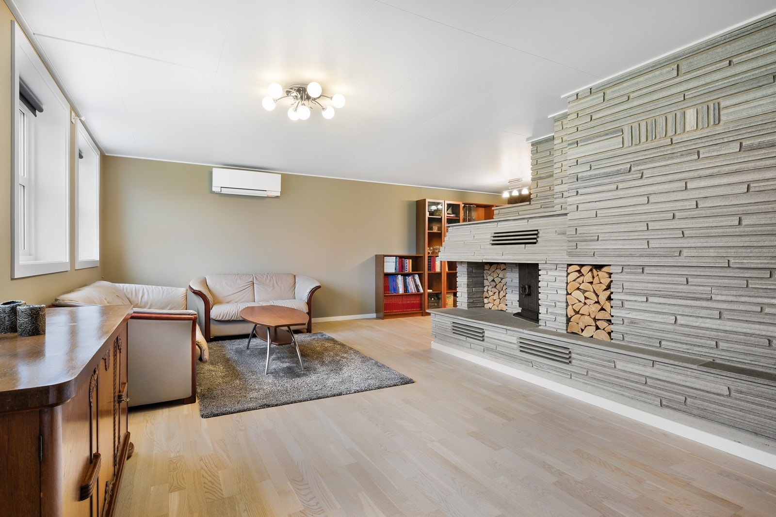 Ny varmepumpe for energieffektiv oppvarming. Galleribilde