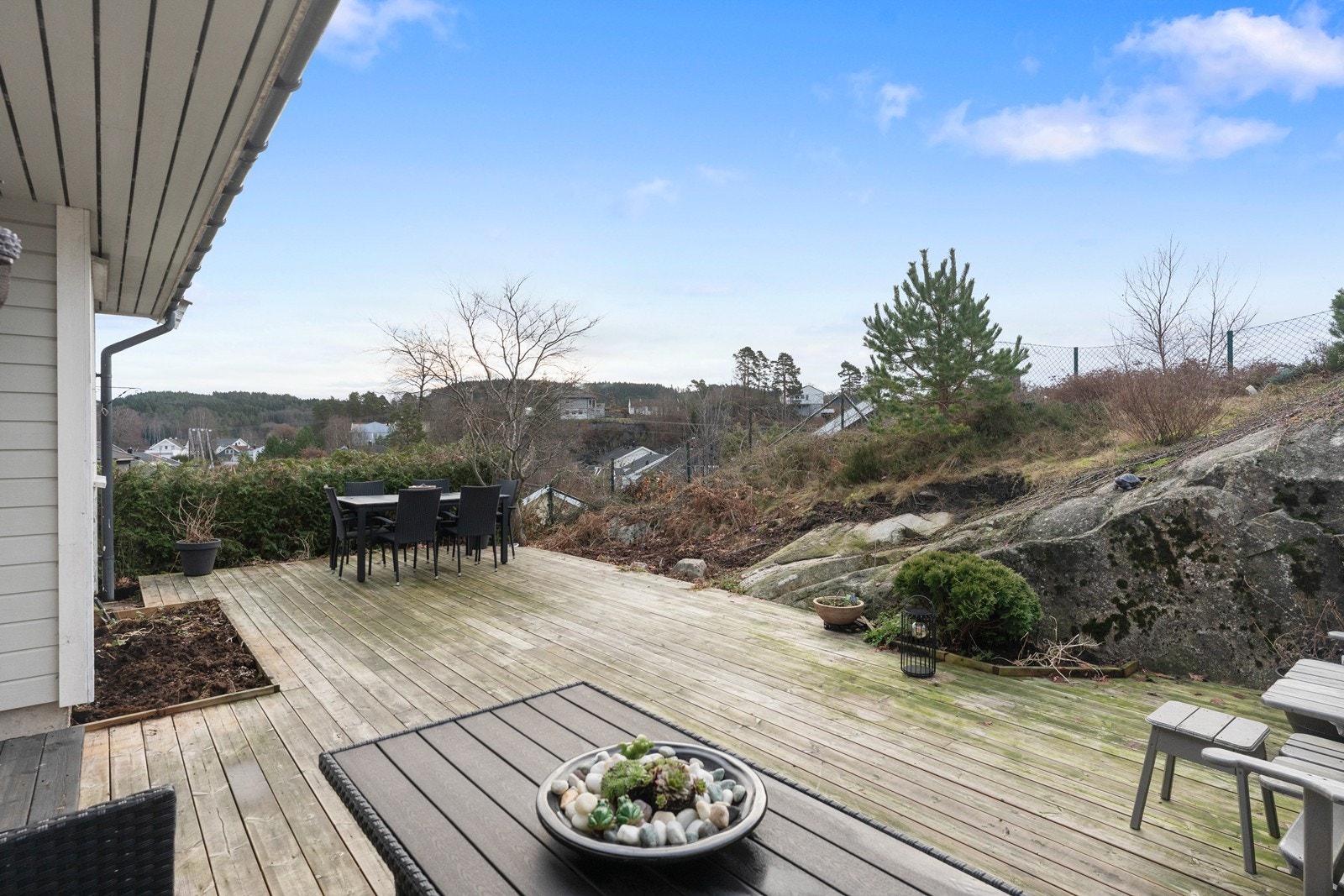 Her er sol fra tidlig ettermiddag til solnedgang. Galleribilde