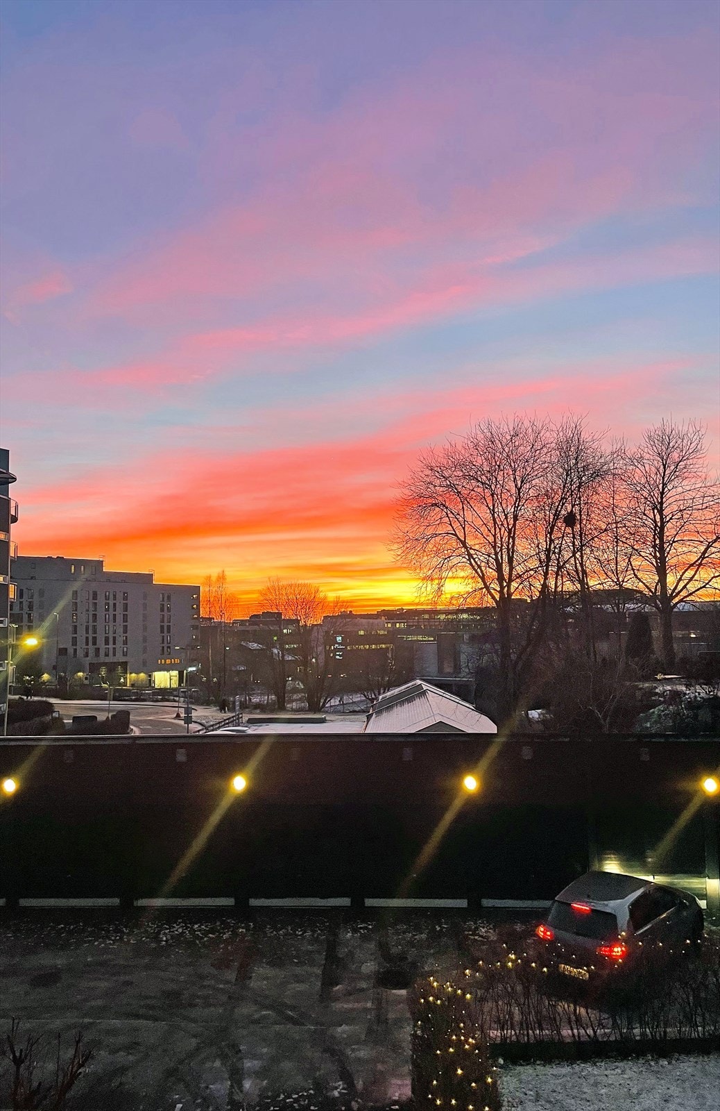 Privat bilde tatt fra terrassen Galleribilde