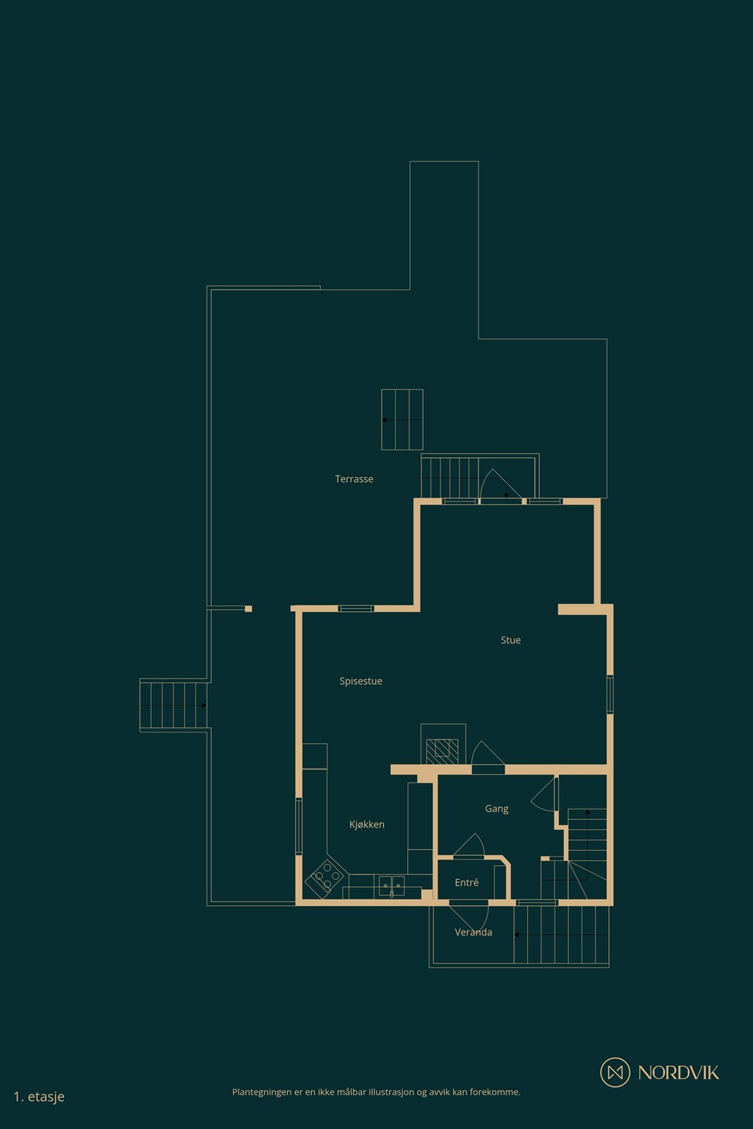 Plantegning Galleribilde