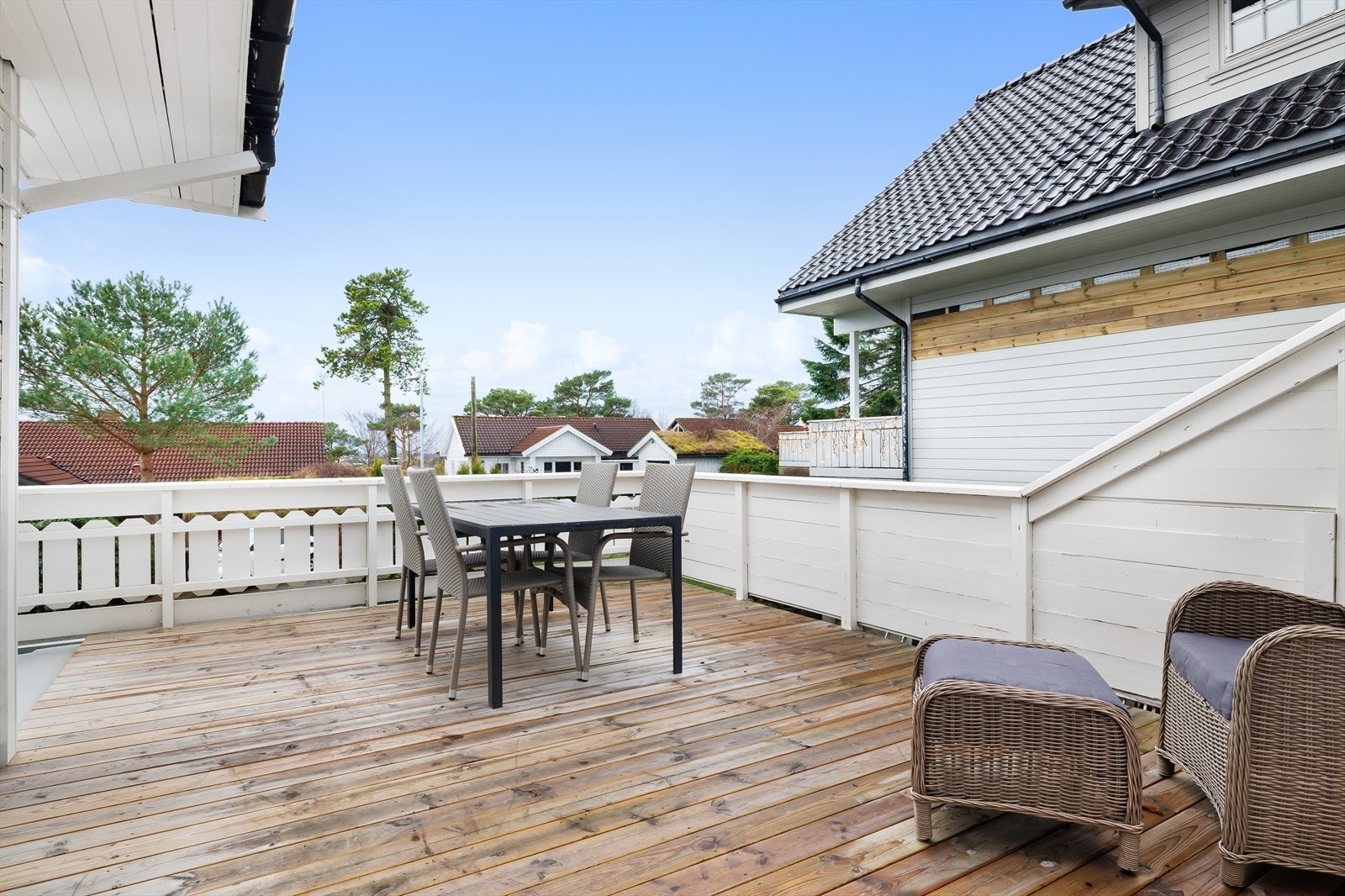 Gode solforhold på terrassen Galleribilde