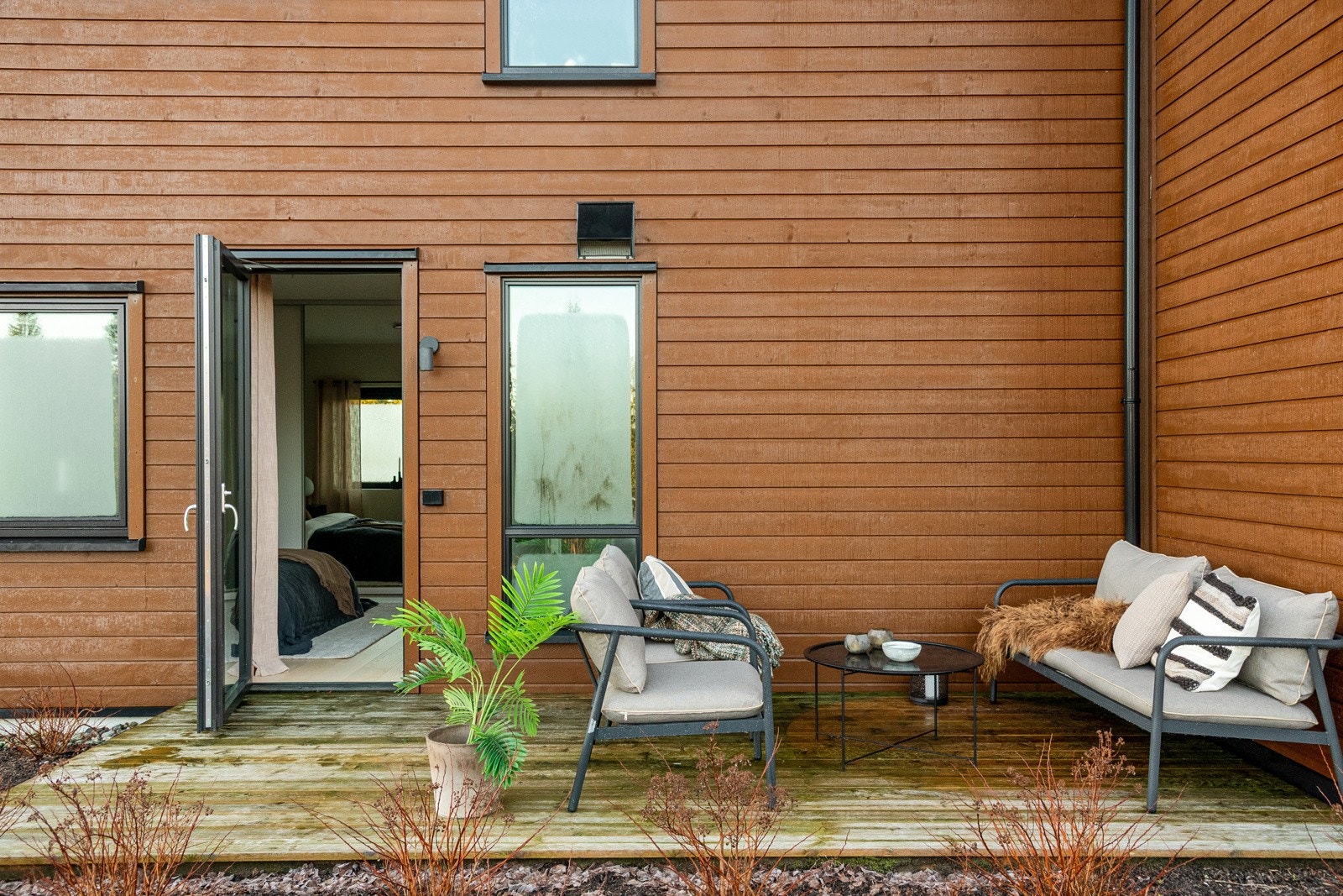 Fra hovedsoverommet har du også direkte utgang til en privat terrasse på hele 11 kvm. Galleribilde