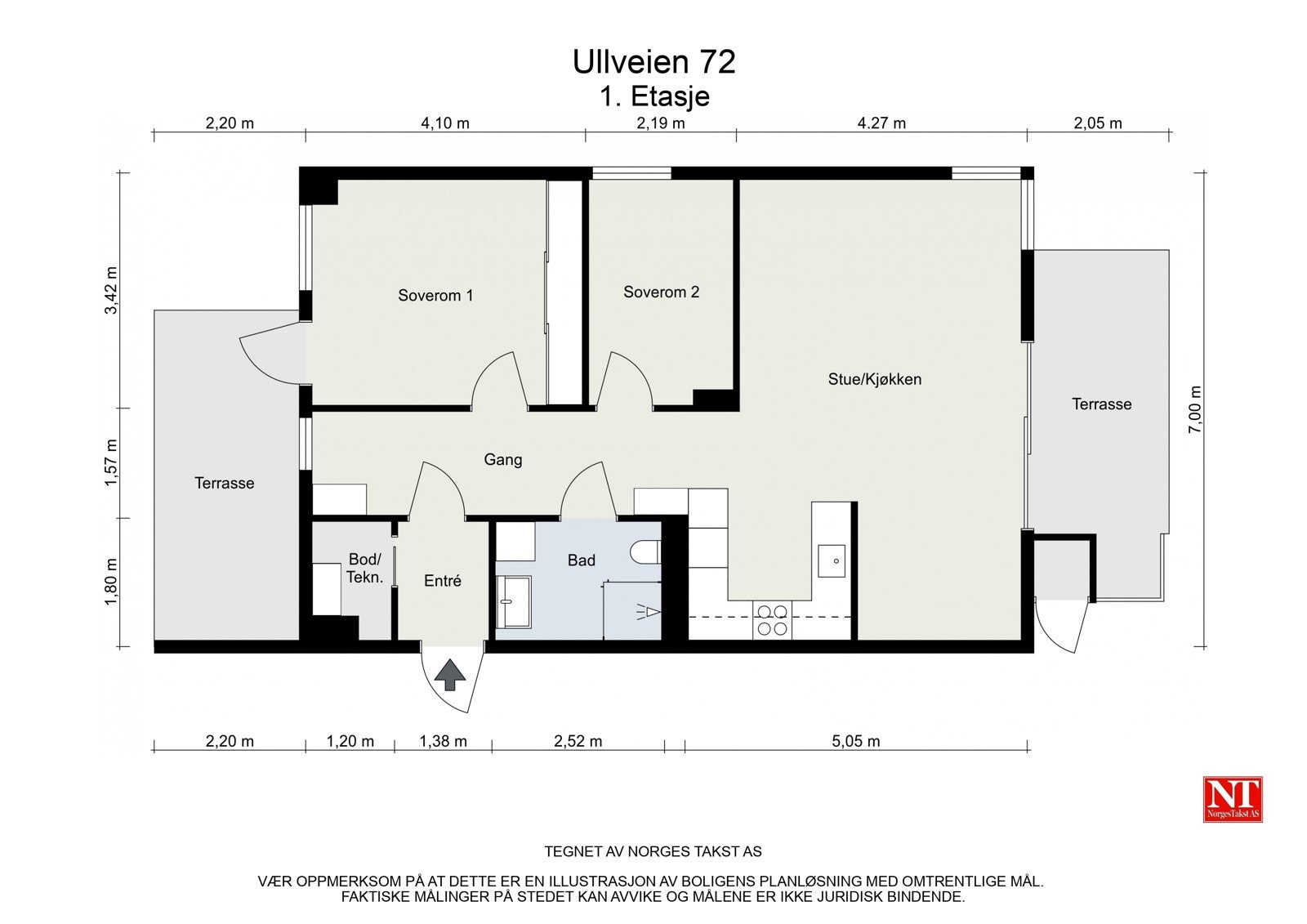 Plantegning Galleribilde