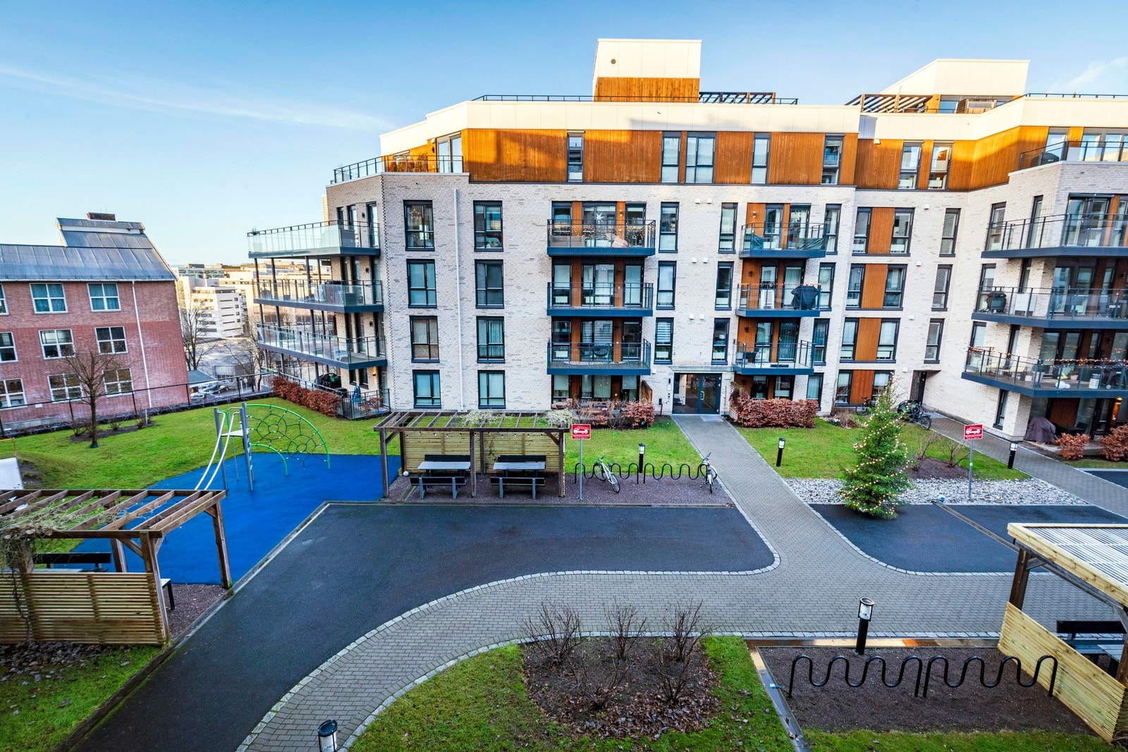 Utsikt fra balkongen. Galleribilde