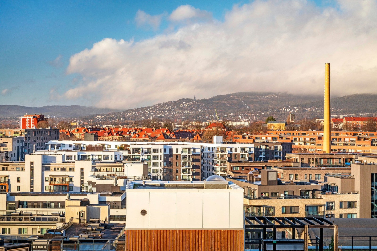 Her oppleves nydelig utsikt mot Oslofjorden, Holmenkollen og Oslo by Galleribilde