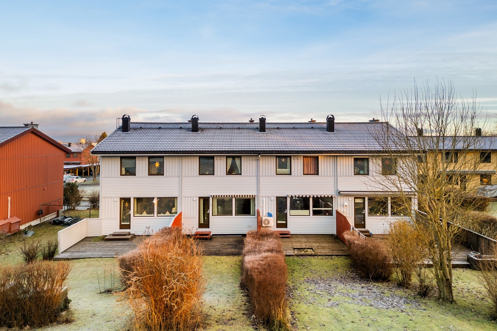 Fasaden ble malt i 2023/2024. Galleribilde