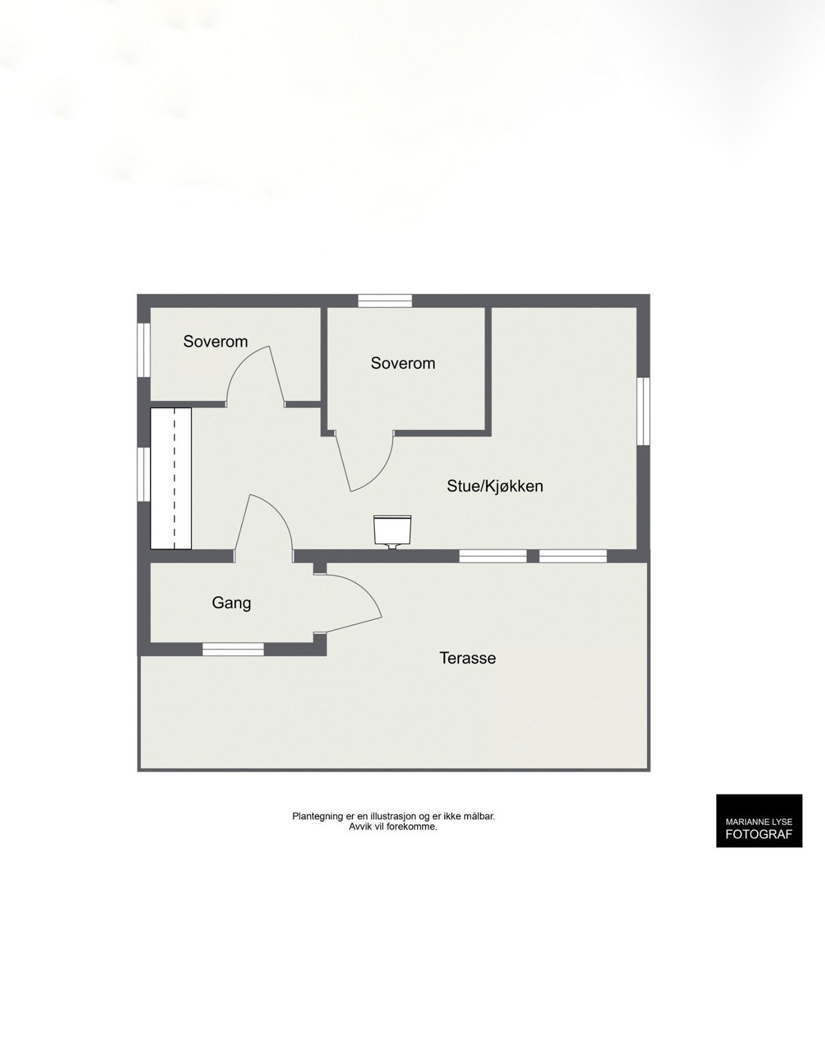 Plantegning Galleribilde