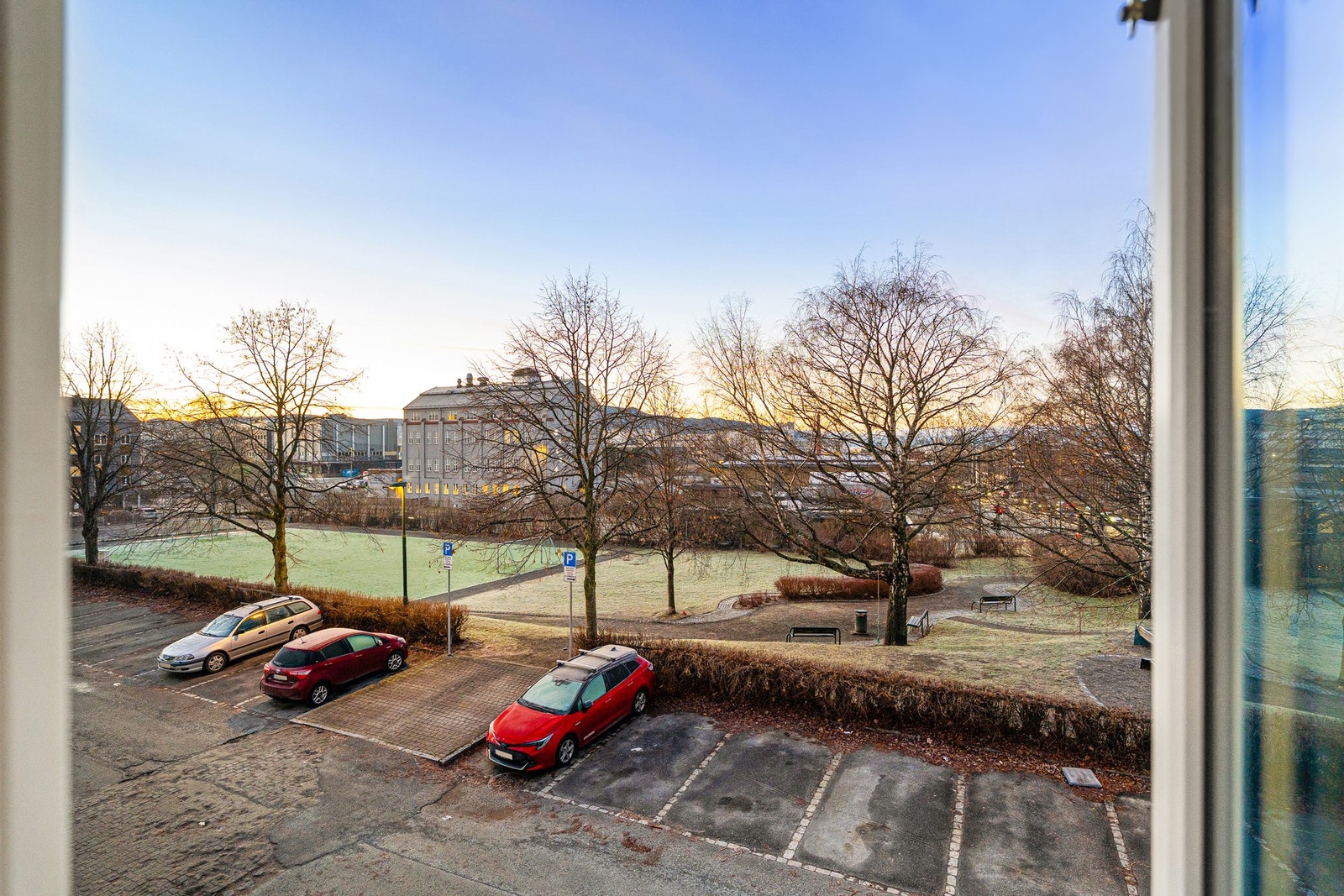 Utsikt fra soverommet. Galleribilde