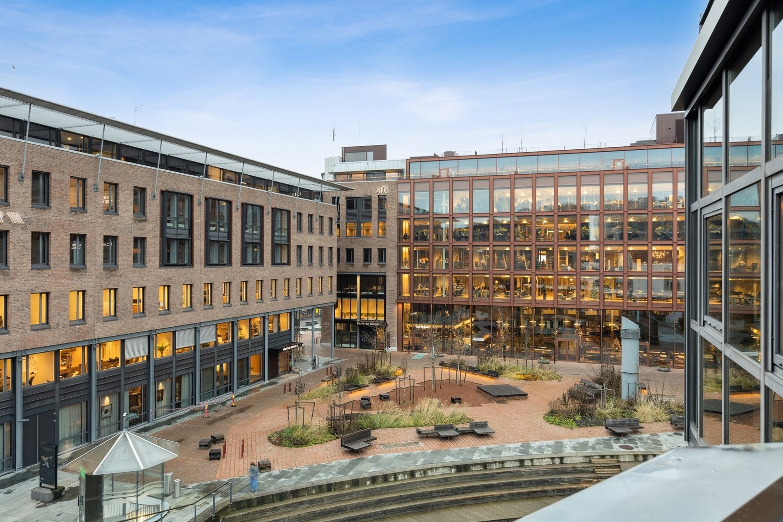 Utsikt fra balkongen. Galleribilde