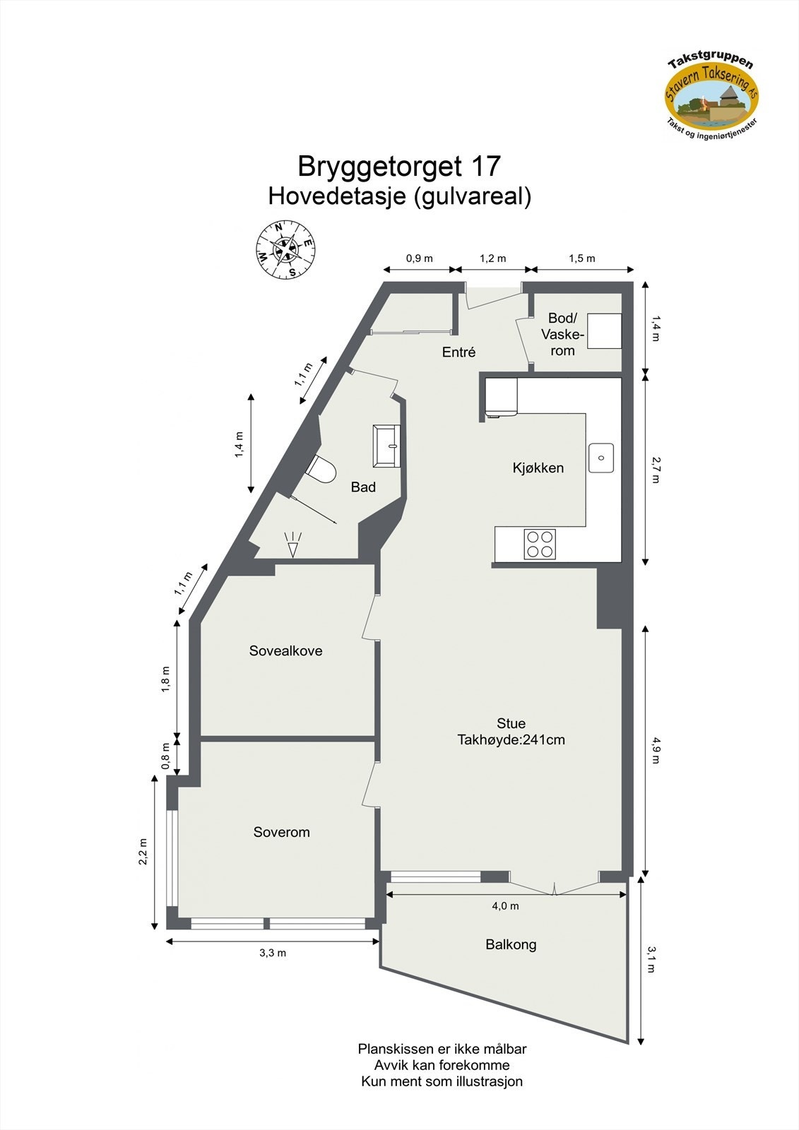 Planskisse. Galleribilde