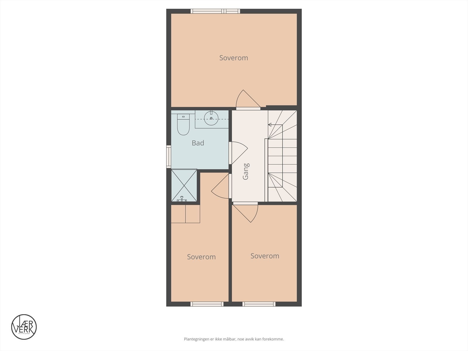 Plan 3 etasje Galleribilde