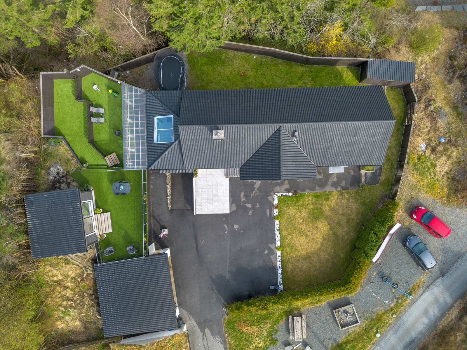 Sett fra fugleprespektivet Galleribilde