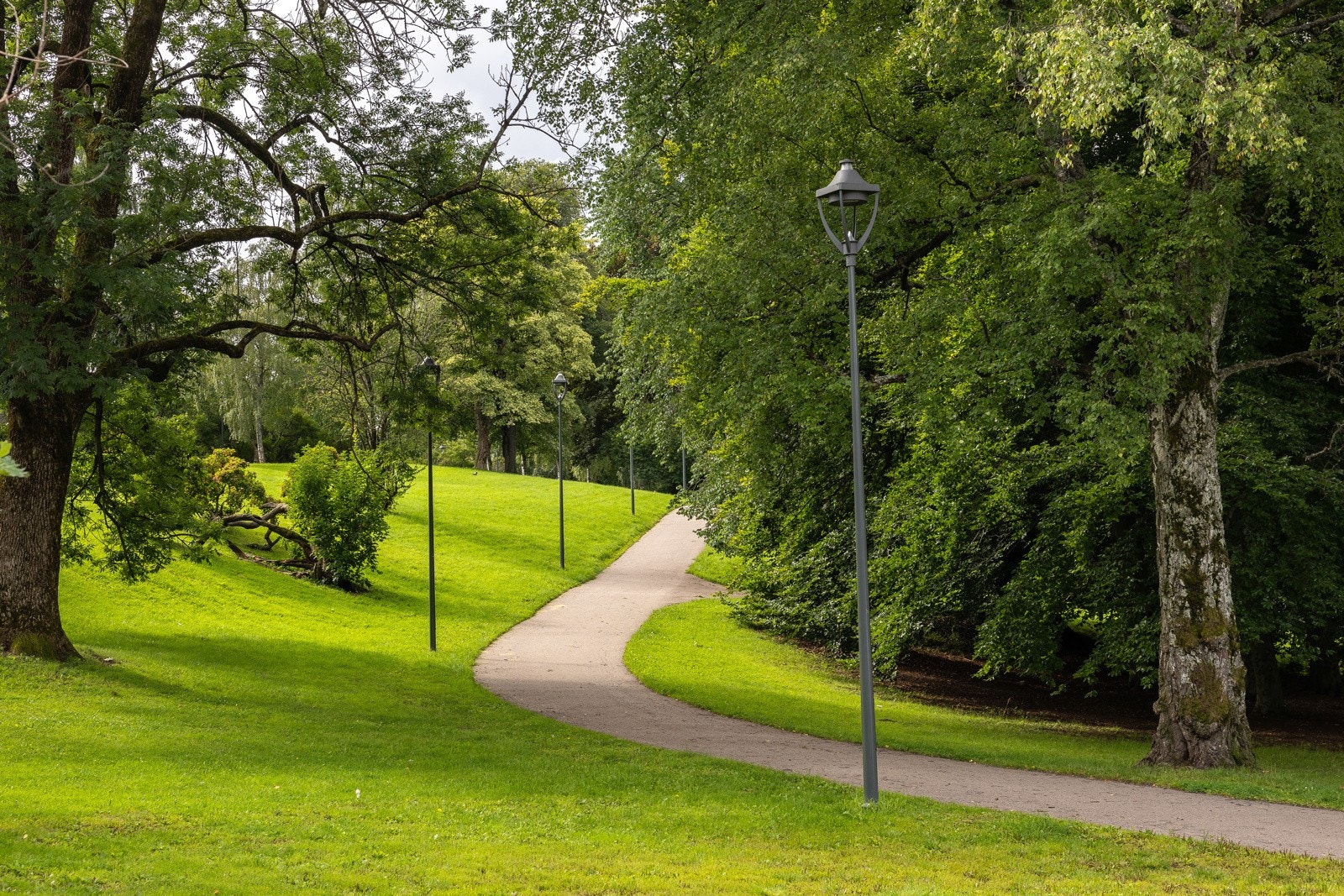 Parken på St. Hanshaugen er områdets møteplass og perfekt for en rusletur Galleribilde
