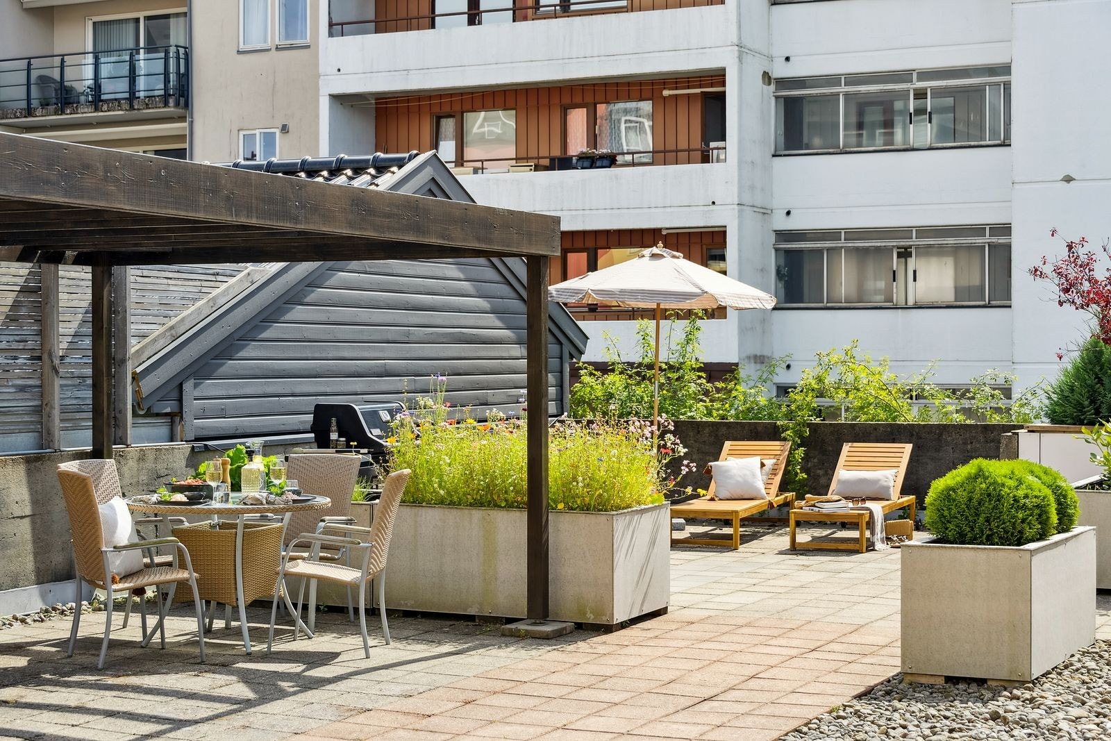 Felles uteområde Galleribilde