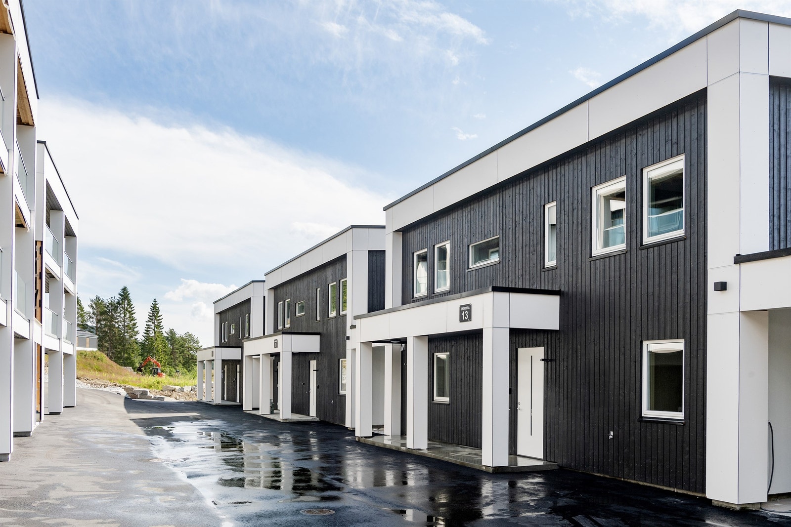 Moderne bygg fra 2023. Galleribilde