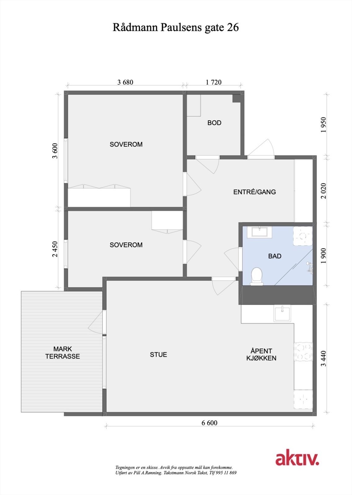 Plantegning Galleribilde