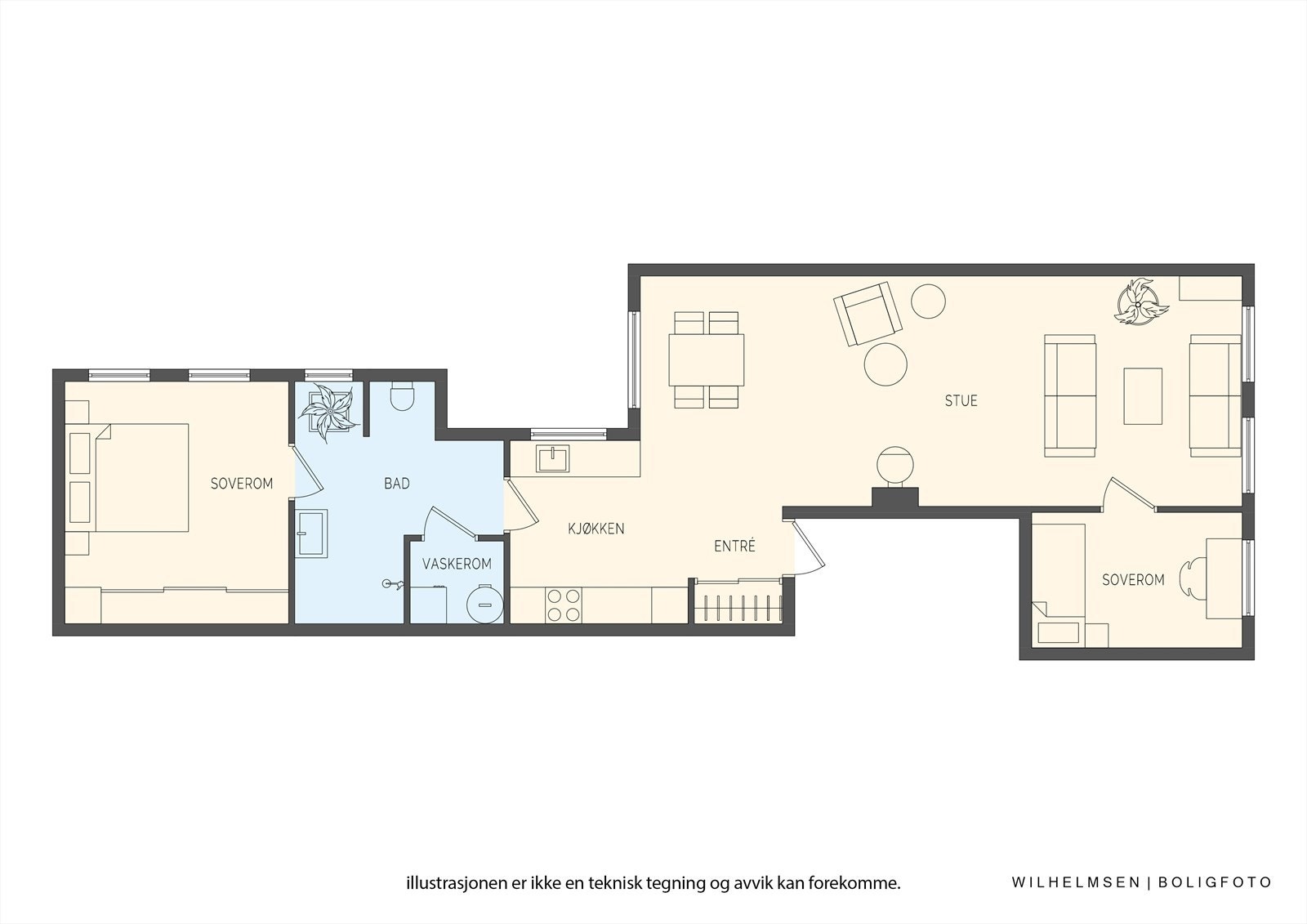 Plantegning. Galleribilde