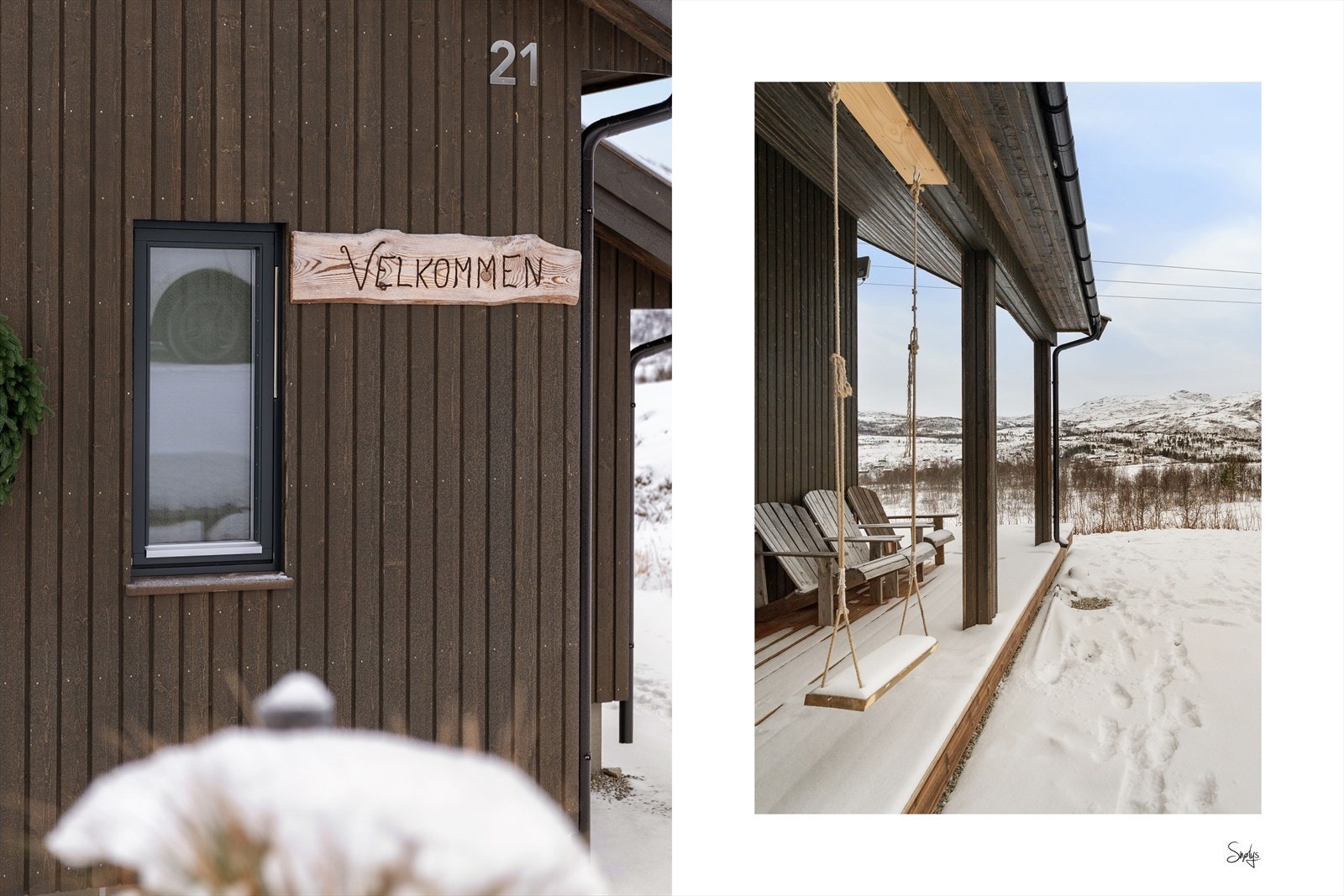 Flotte uteområder rundt hytten Galleribilde