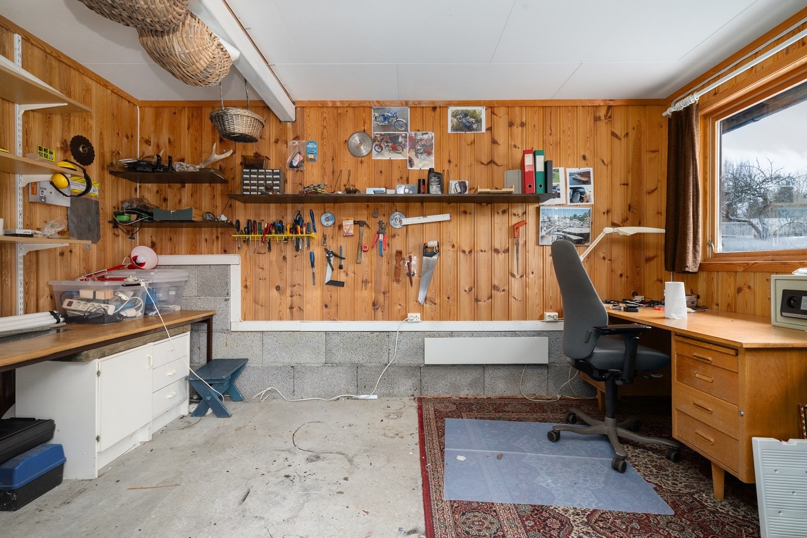 Verksted-/hobbyrom tilknyttet garasjen Galleribilde
