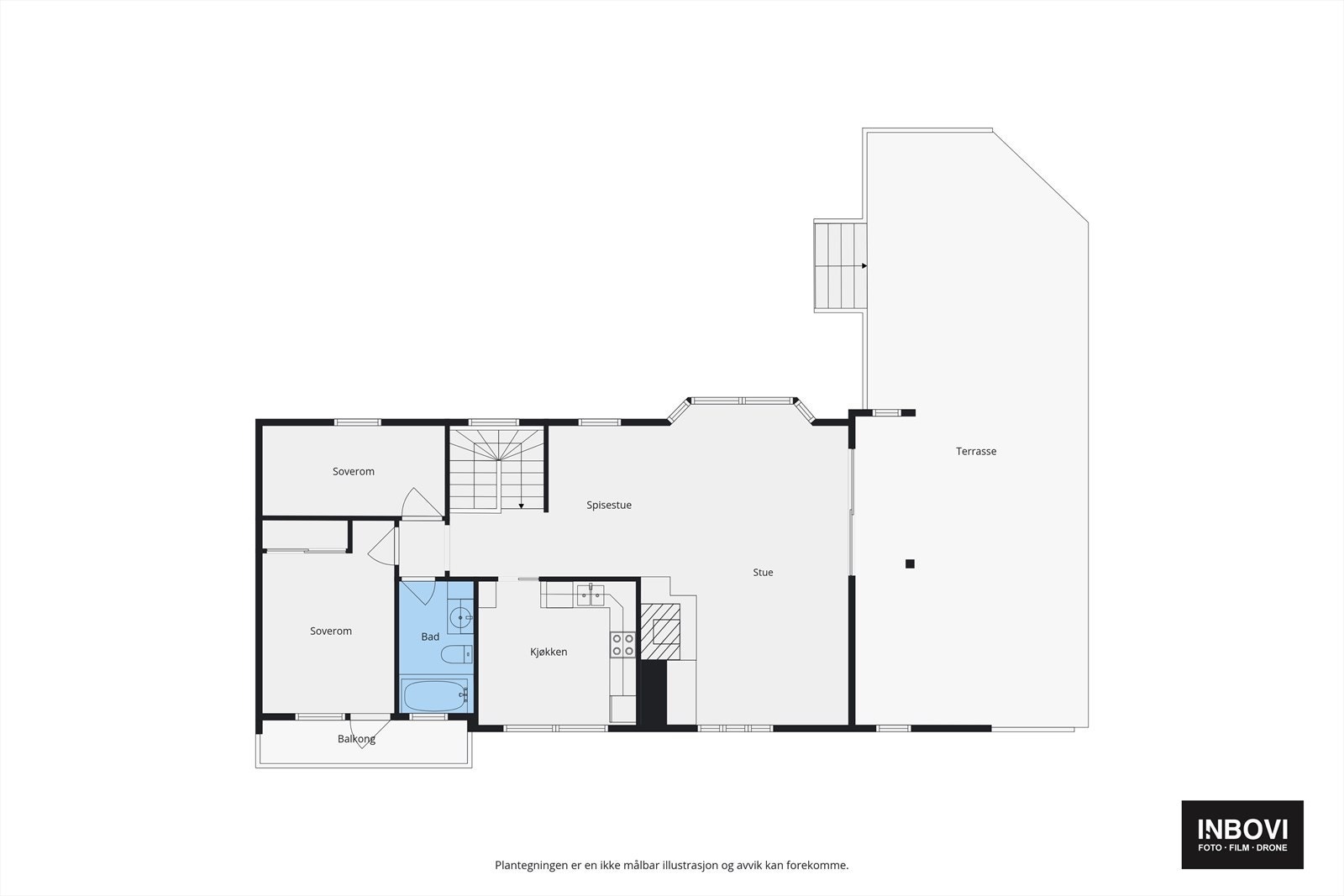 Plantegning 2.etasje Galleribilde