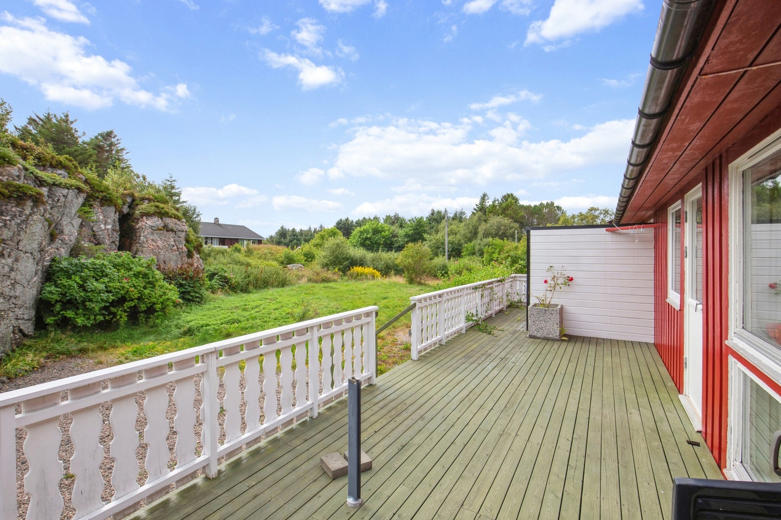 Sydvendt terrasse Galleribilde