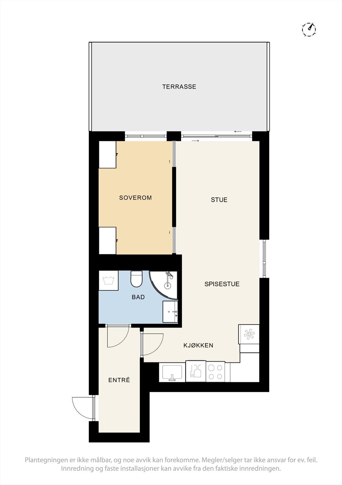 Plantegning Galleribilde