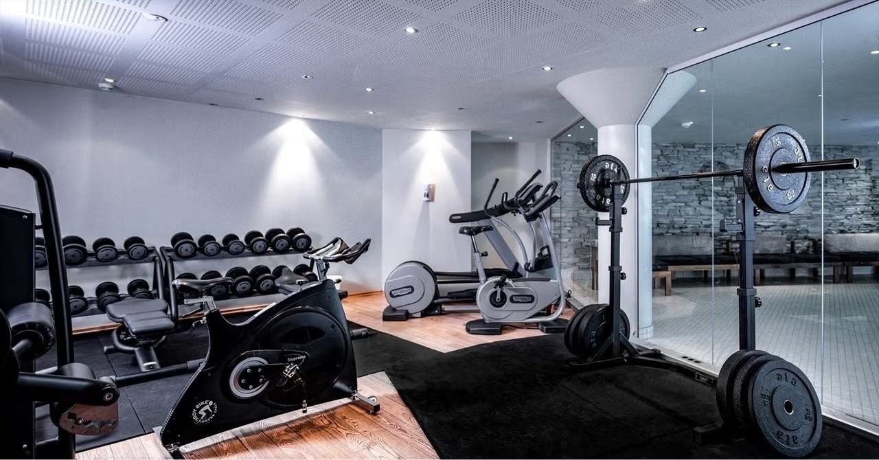 Treningsrom i fellesareal Galleribilde