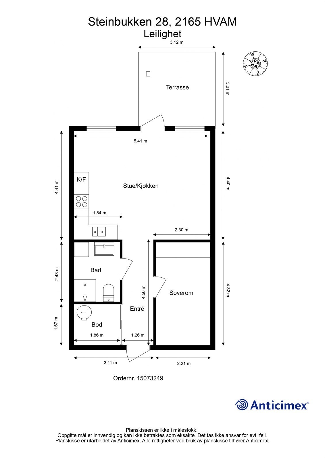 Plantegning-1. etasje Galleribilde