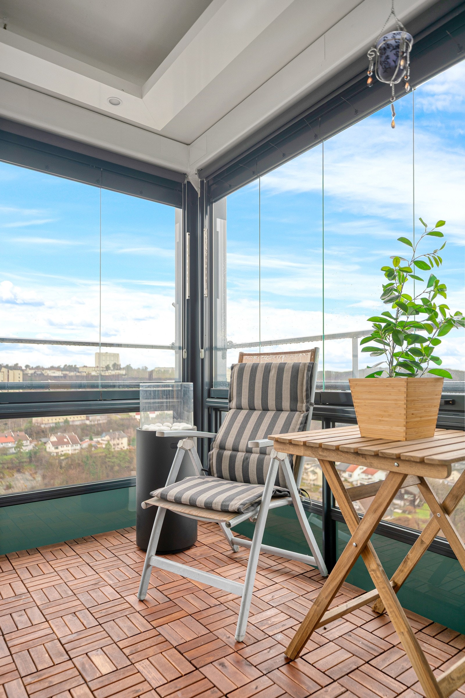 Inneglasset balkong Galleribilde