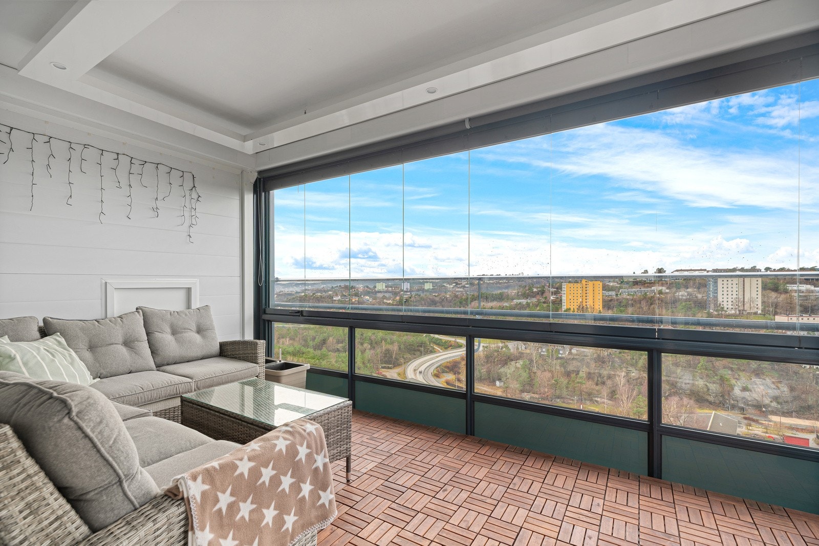 Inneglasset balkong Galleribilde