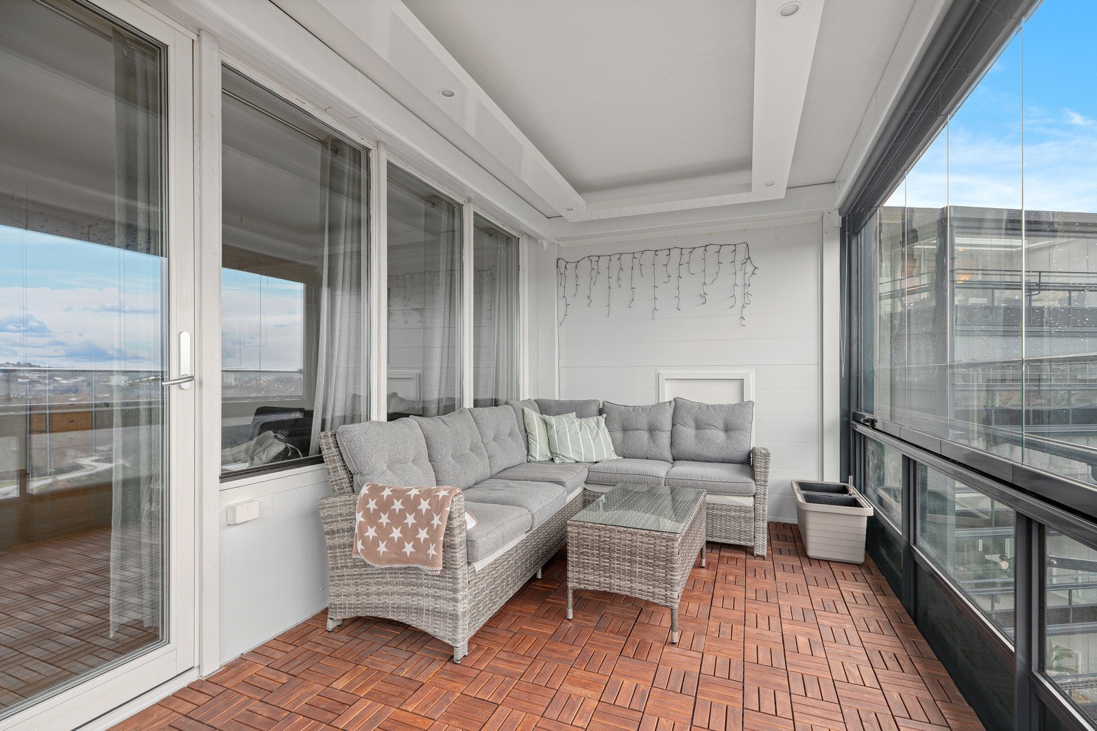 Inneglasset balkong Galleribilde