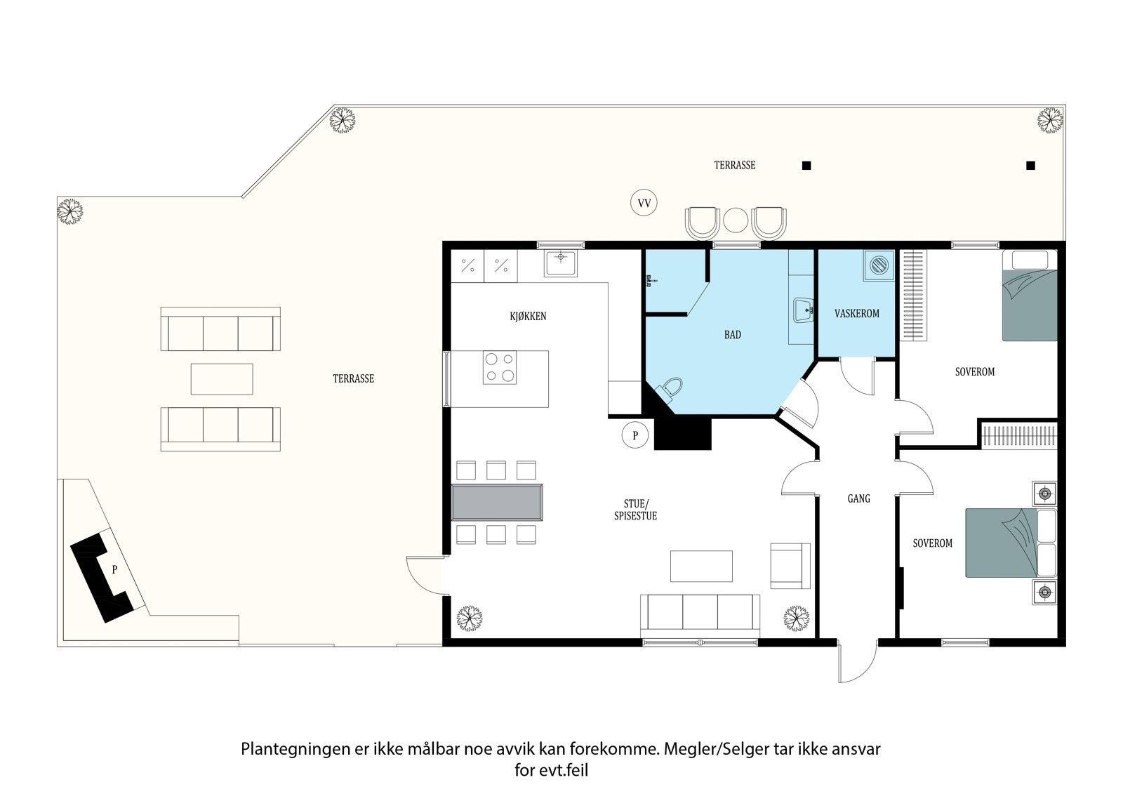 Plantegning Galleribilde
