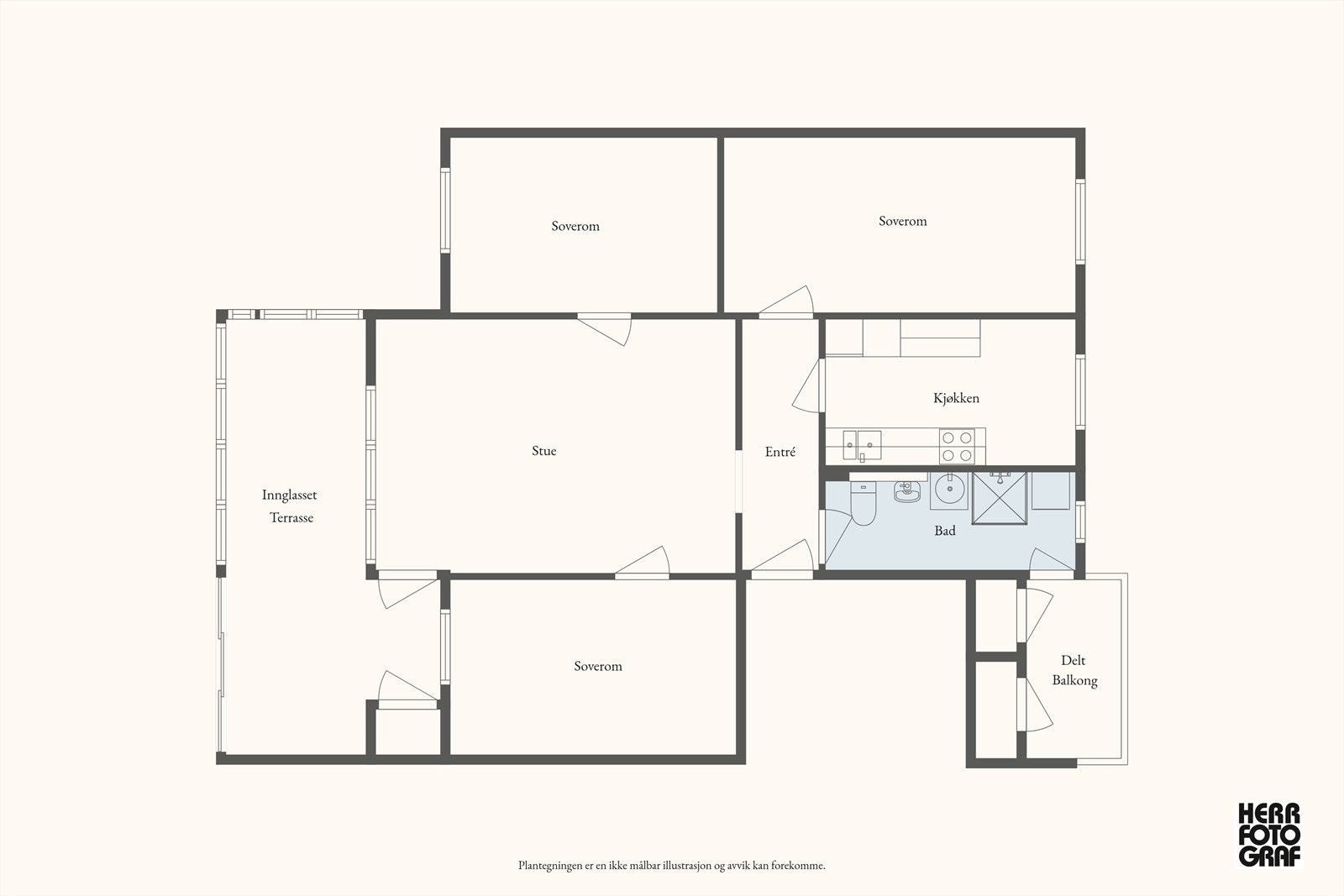 Plantegning Galleribilde