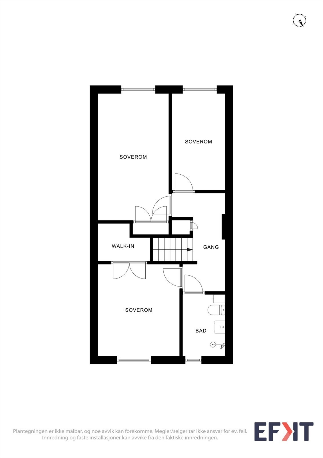 Plantegninger 2.etg. Galleribilde