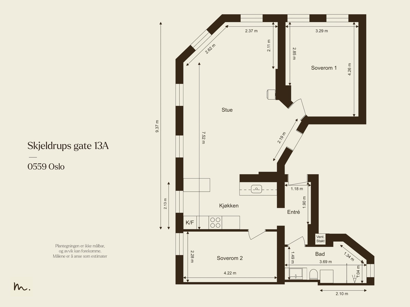Plantegning. Galleribilde