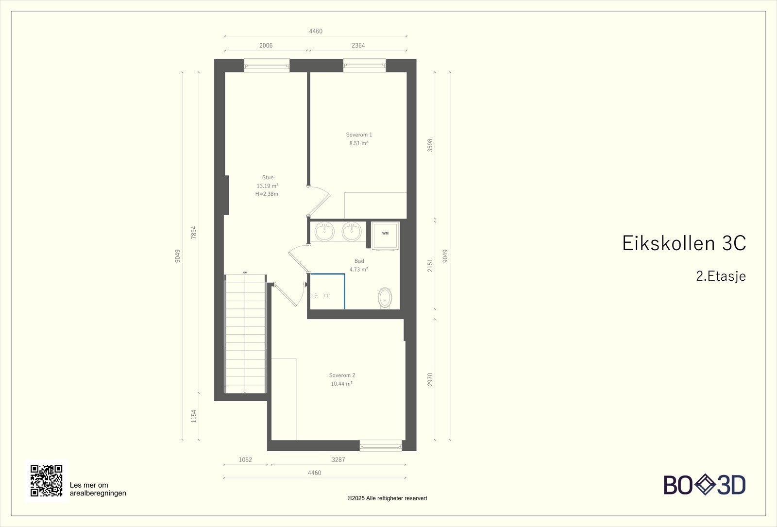 Plantegning 2.Etasje Galleribilde