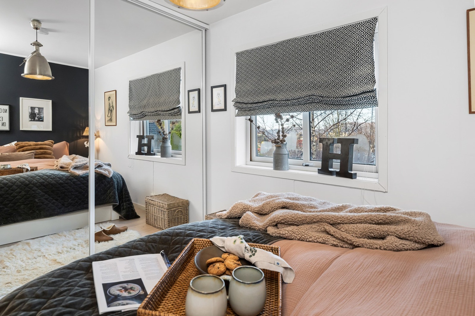 Soverommene har også god plass til å innrede med dobbeltseng. Galleribilde