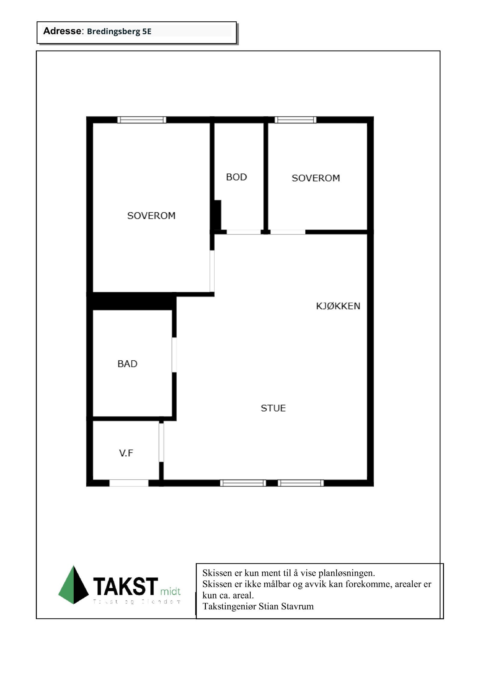 Planskisse Galleribilde