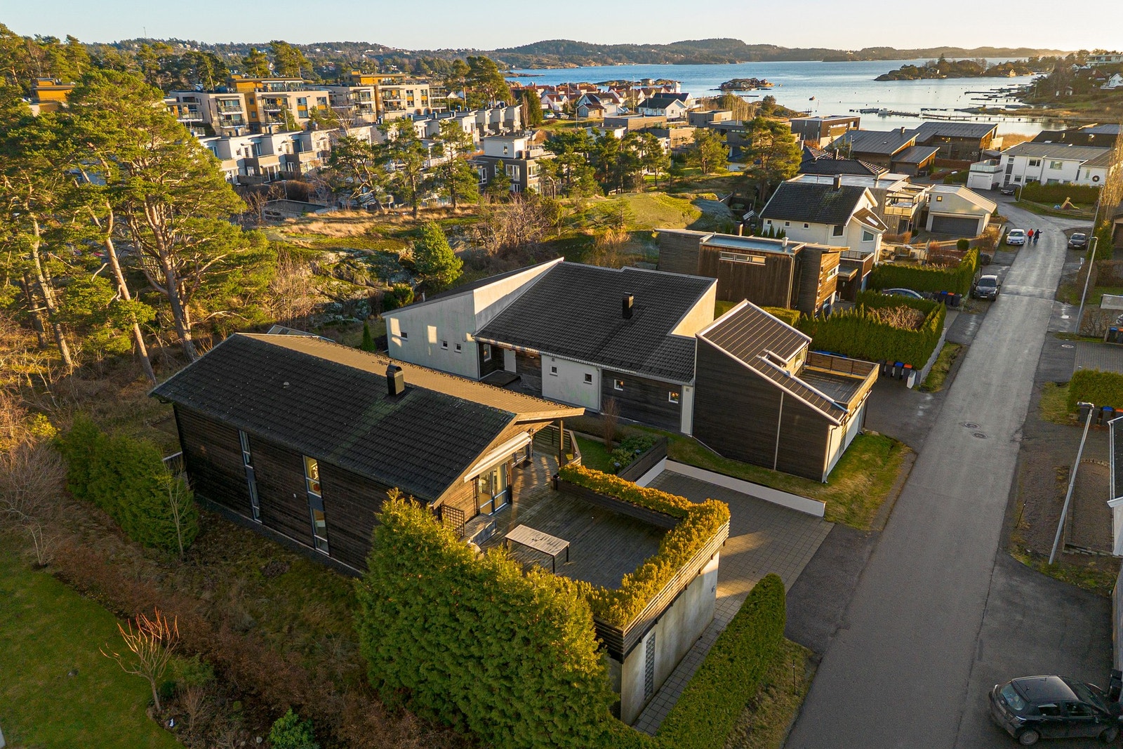 Det bor mange barnefamilier på Skaustranda Galleribilde