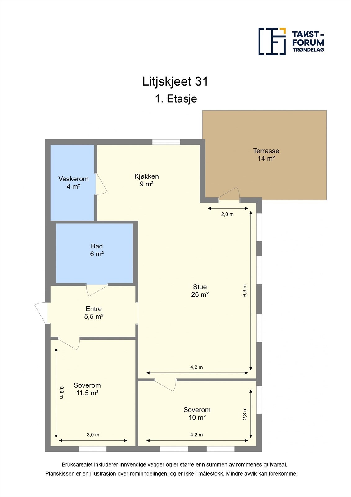 Planskisse. Galleribilde