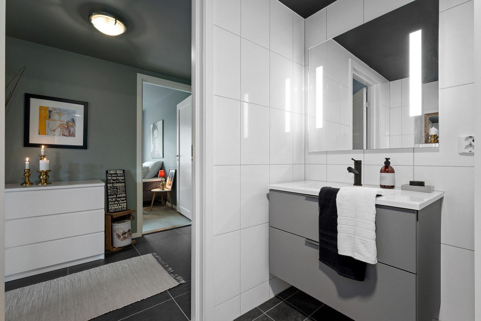 Leiligheten besitter en god og effektiv planløsning. Galleribilde