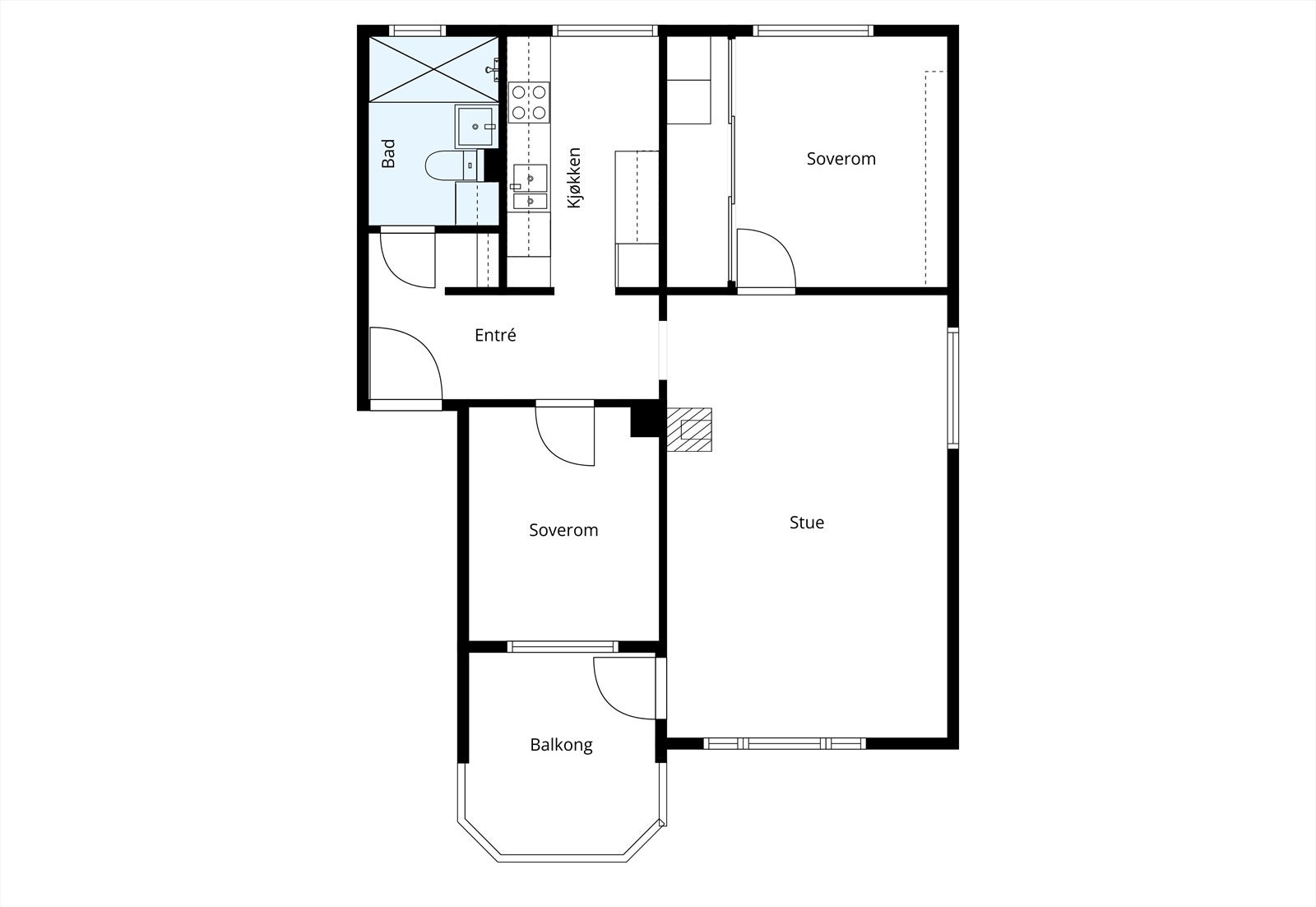 Plantegning. Galleribilde