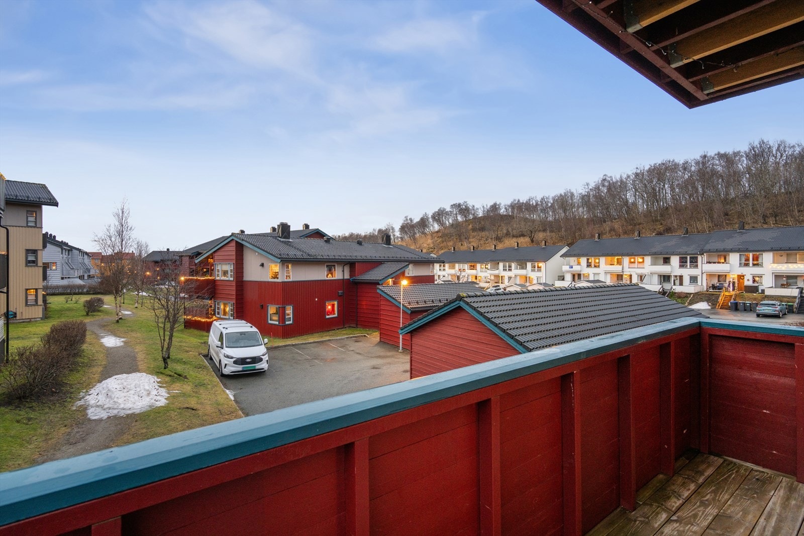 Her er det god plass for utemøblement. Galleribilde