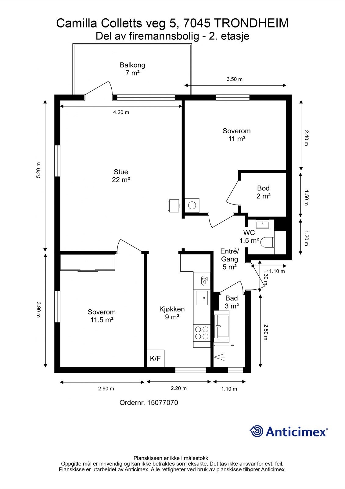 Planskisse. Galleribilde