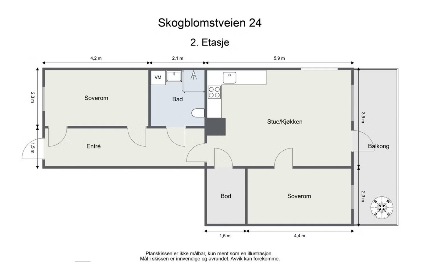 Plantegning. Galleribilde