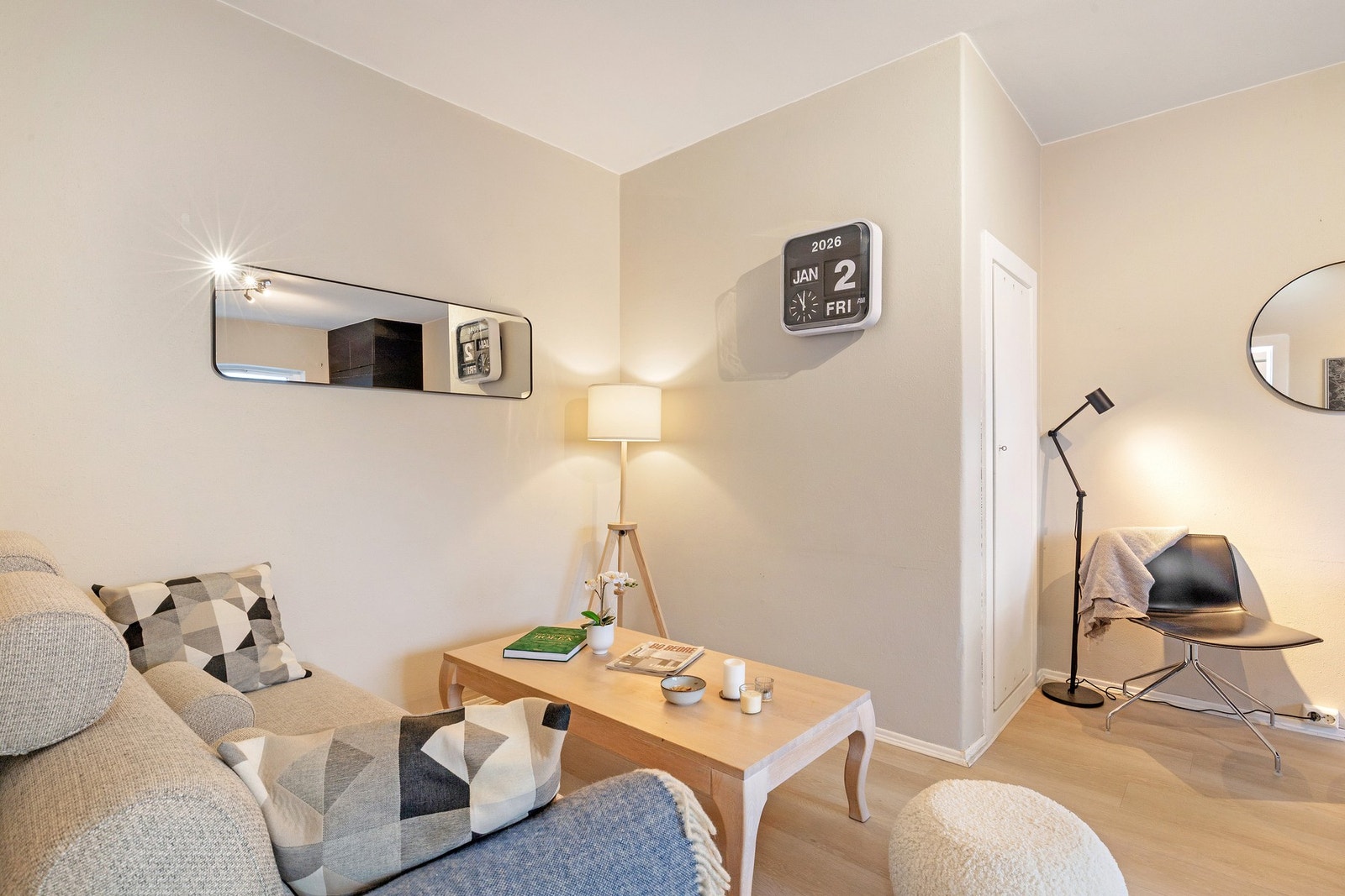 Oppvarming og varmtvann (a`konto) inkludert i fellesutgiftene som gir forutsigbare utgifter. Galleribilde