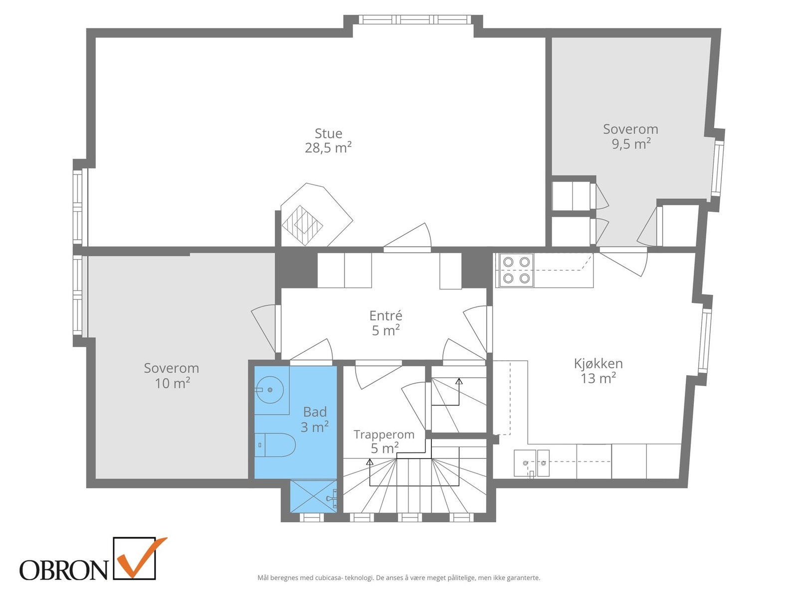 Planskisse 2. etasje Galleribilde