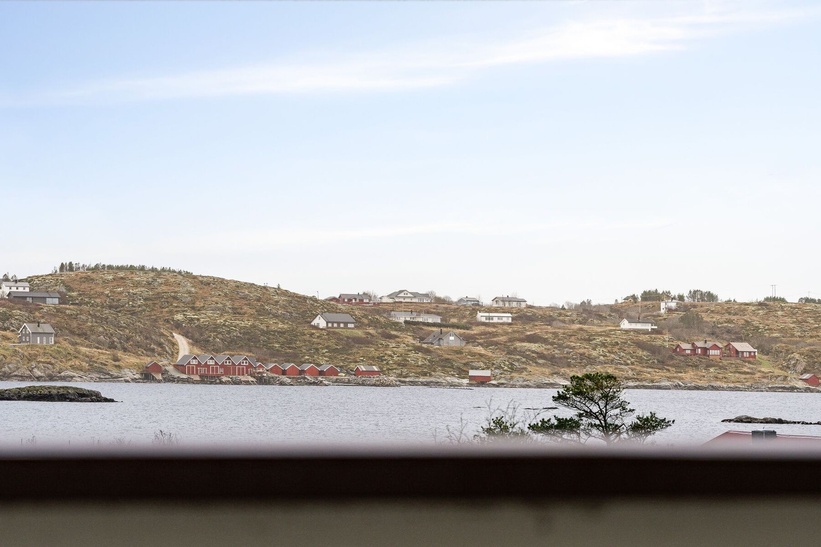 Flott sjøutsikt fra balkongen Galleribilde