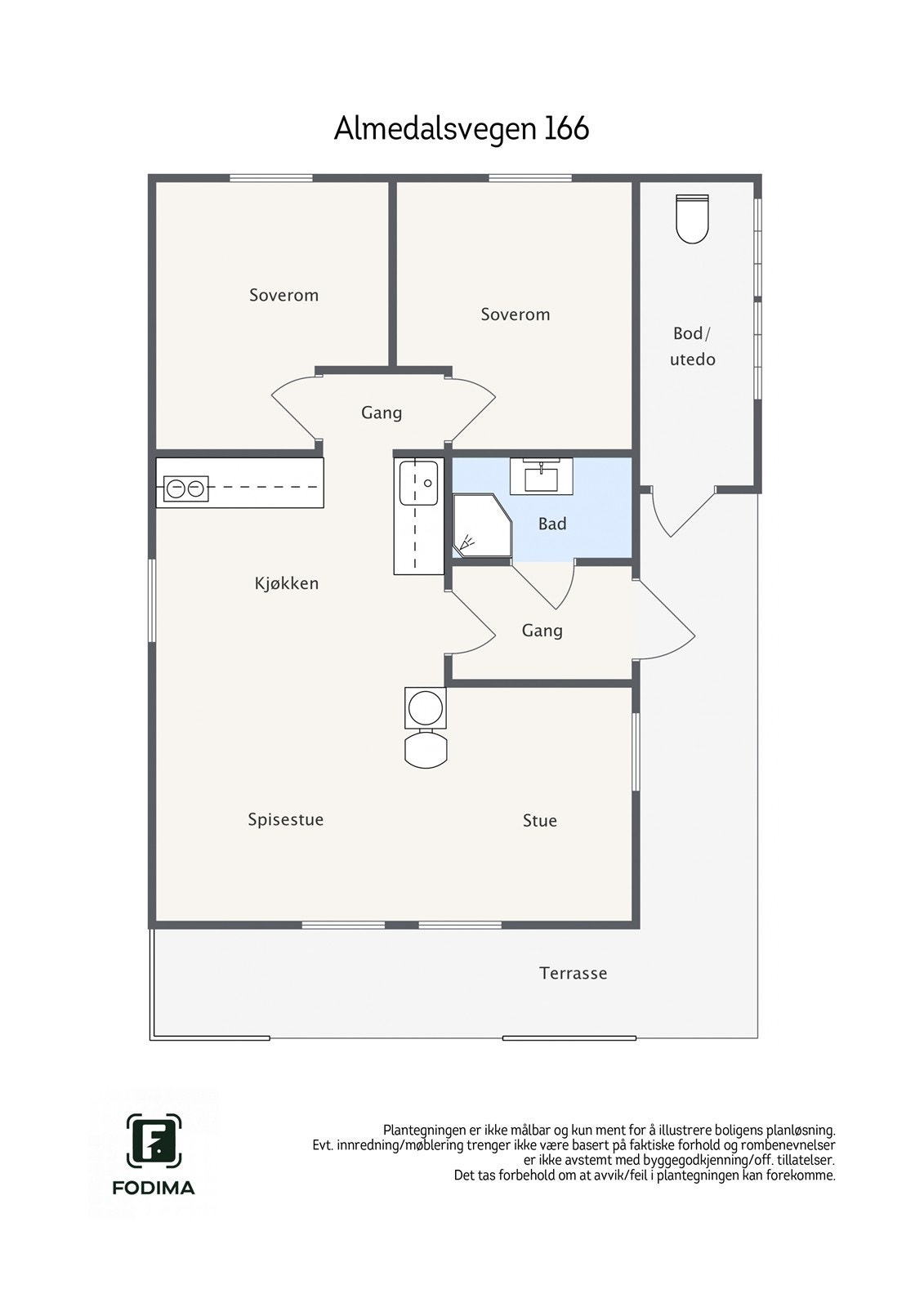Almedalsvegen 166 - 2D - Almedalsvegen 166 - Letterhead Galleribilde